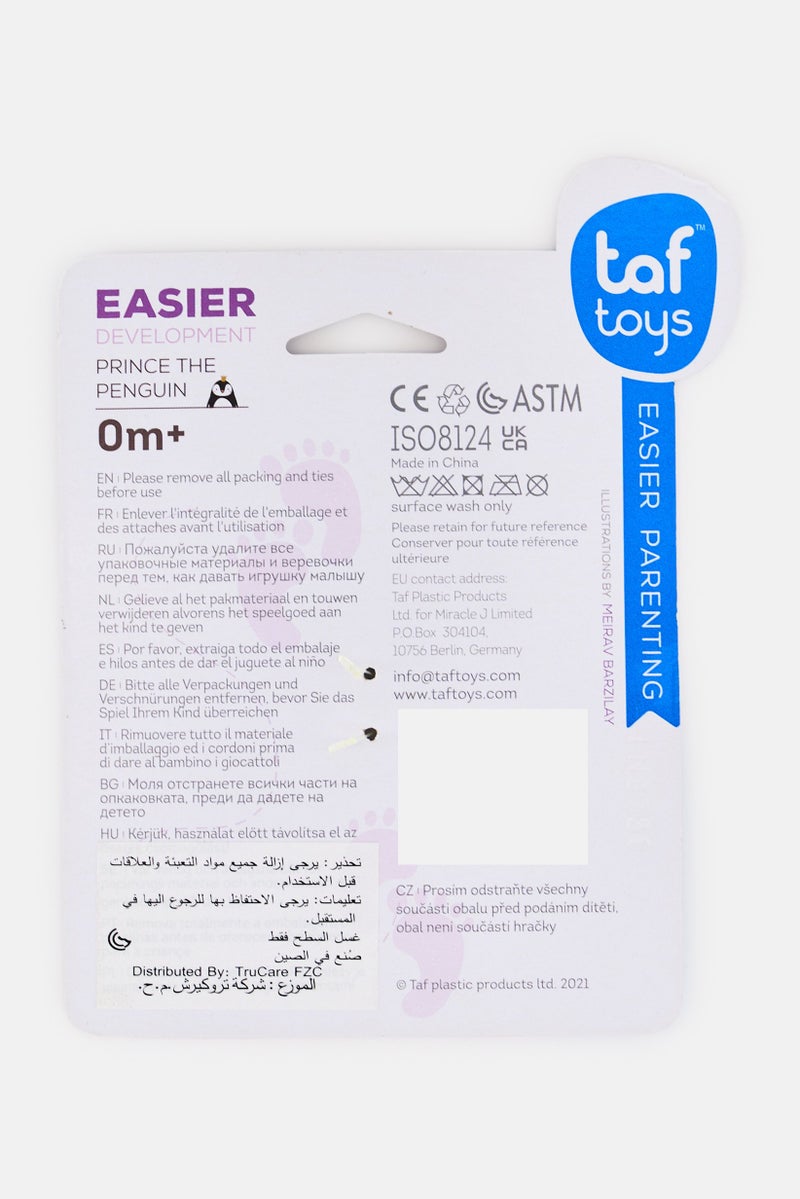 Taf Toys Prince The Penguin Plush Toy With Chew Teether - Image 2